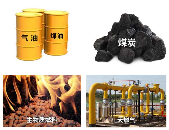 常見的熱源可以分為固體燃料、液體燃料、氣體燃料等
